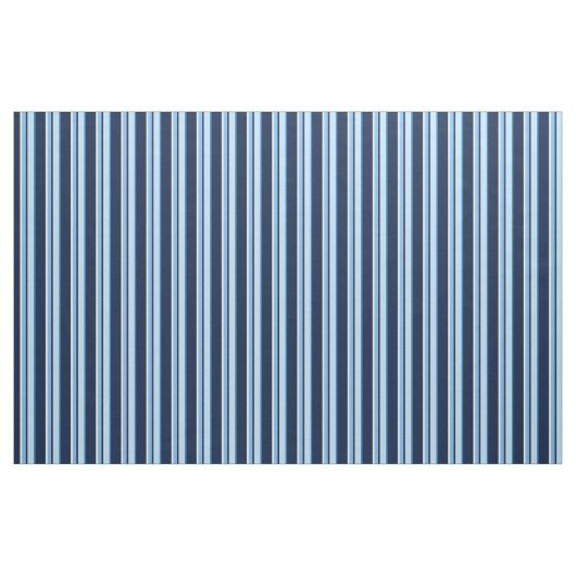 Dunkles nautical Light Blue Stripes Muster Stoff (Fat Quarter (45,7 x 55,9 cm))