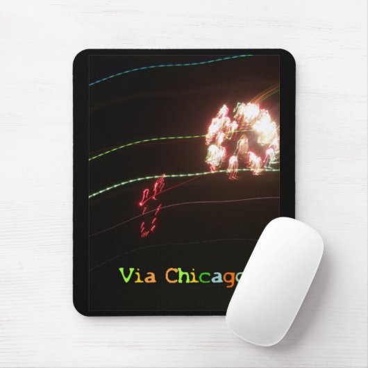 Dunkles NeonMousepad Mousepad (Mit Mouse)