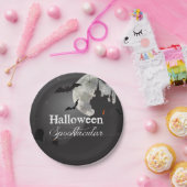 Dunkles Night Halloween Spooktakuläres Party Pappteller (Party)