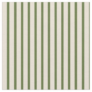 Dunkles Olive Green & Bisque Colos Muster Stoff
