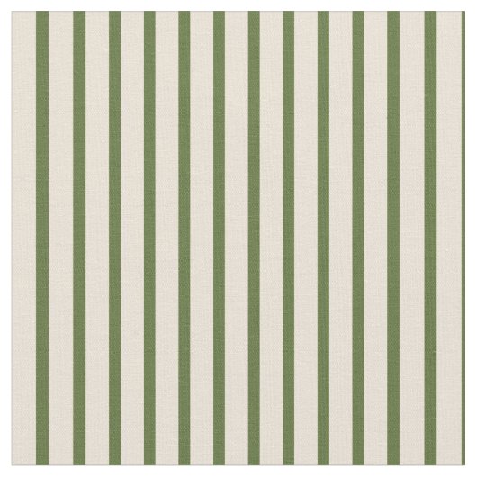 Dunkles Olive Green & Bisque Colos Muster Stoff (Nahaufnahme)