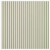 Dunkles Olive Green & Bisque Colos Muster Stoff (Muster)