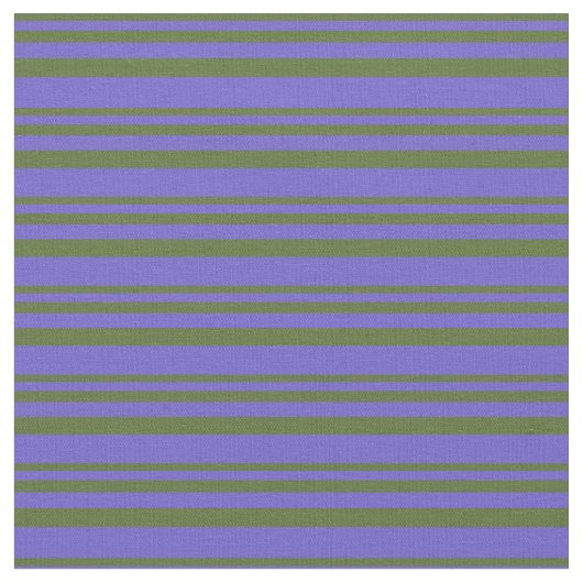 Dunkles Olive Green & Slate Blue Farbmuster Stoff (Nahaufnahme)