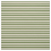 Dunkles Olive Green und Bisque Colos Muster Stoff (Muster)