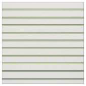 Dunkles Olive Green & White Striping Muster Stoff (Muster)