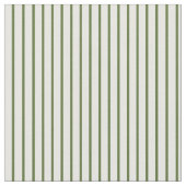 Dunkles Olive Grün & Weiß Farbmuster Stoff (Nahaufnahme)