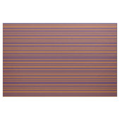 Dunkles Orange- und dunkelblaues Muster Stoff (Yard (91,4 cm))