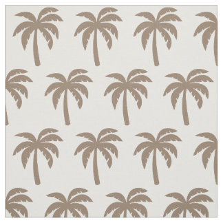 Dunkles Palme-Gewebe TANs beige Stoff
