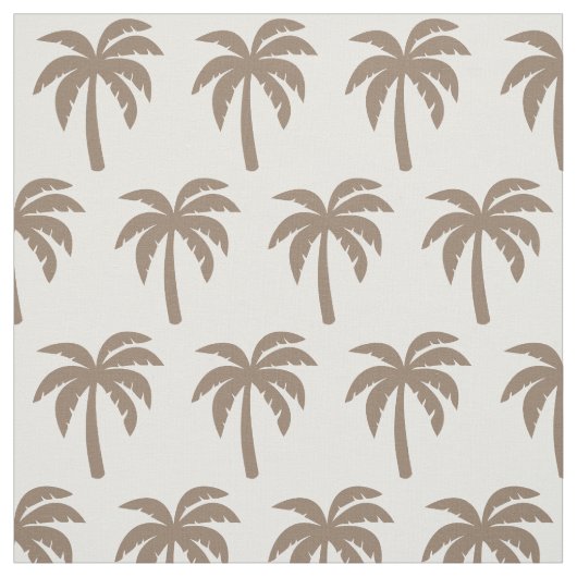 Dunkles Palme-Gewebe TANs beige Stoff (Muster)