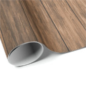 dunkles Panel-Holzdesign Geschenkpapier (Rolleneckpunkt)