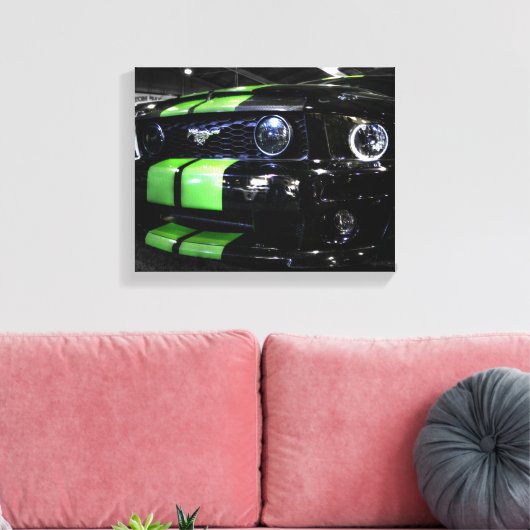 Dunkles Pferd II Leinwanddruck (Insitu (Wohnzimmer))