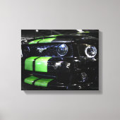 Dunkles Pferd II Leinwanddruck (Vorderseite)