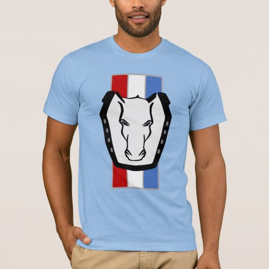 Dunkles Pferd - Mustang Inspirierter T - Shirt (Vorderseite)