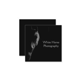Dunkles Pferd Personalisiert Terminkarte