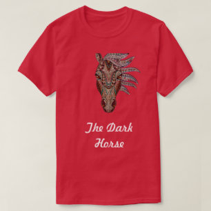 Dunkles Pferdet-shirt T-Shirt