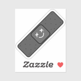 Dunkles Pflaster Aufkleber