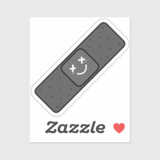 Dunkles Pflaster Aufkleber