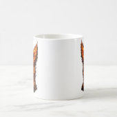 Dunkles Phoenix-Motivationsdesign Kaffeetasse (Mittel)