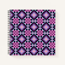 Dunkles Pixel Muster