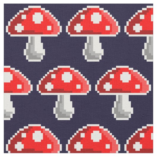 Dunkles Pixel-Pilz-Gewebe Stoff (Nahaufnahme)