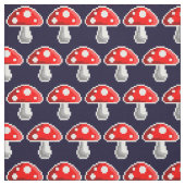 Dunkles Pixel-Pilz-Gewebe Stoff (Muster)