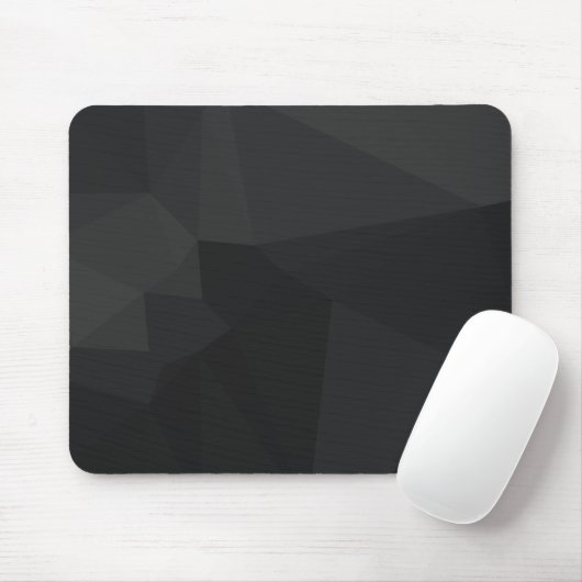 Dunkles polygonales Muster Mousepad (Mit Mouse)