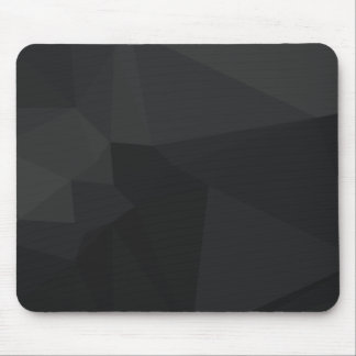 Dunkles polygonales Muster Mousepad