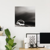 Dunkles Regenposter Poster (Heimbüro)