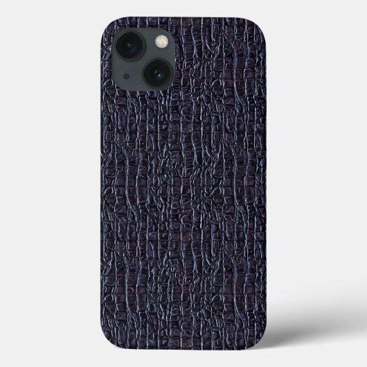 Dunkles Reptilien-Style-Musterdesign Case-Mate iPhone Hülle (Rückseite)