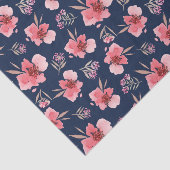 Dunkles rosa Aquarell-Muster Seidenpapier (Ausschnitt)