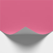 Dunkles Rosa Matt Geschenkpapier (Ecke)