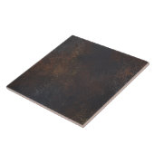 Dunkles Rost Metall Industrie Gebeizte Bronze und Fliese (Seite)