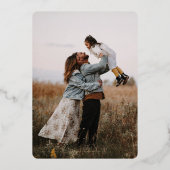 Dunkles Rotes Schriftzeichen-Foto Folien Feiertagskarte (Rückseite)