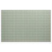 Dunkles Salbeigrün und weiß kariertes Gingham-Karo Stoff (Yard (91,4 cm))