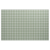 Dunkles Salbeigrün und weiß kariertes Gingham-Karo Stoff (Fat Quarter (45,7 x 55,9 cm))