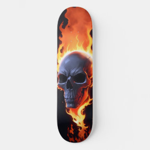 Dunkles Schädelfeuer 7 Skateboard