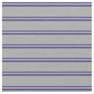 Dunkles Schiefer Blau & Dunkles Grau Streifen/Lini Stoff