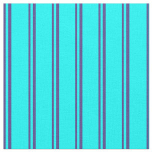 Dunkles Schiefer Blau und Cyan Muster Stoff