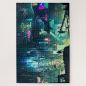 Dunkles Science-Fiction-Rätsel Puzzle (Vertikal)