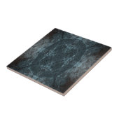 Dunkles Seidenbaummuster Fliese (Seite)