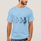 dunkles Selecta faltendes Logo lange Ärmel T-Shirt (Vorderseite)