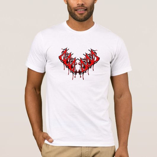 Dunkles Selecta Wasserfarbe-Logo-Shirt T-Shirt (Vorderseite)