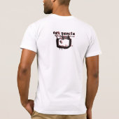 Dunkles Selecta Wasserfarbe-Logo-Shirt T-Shirt (Rückseite)
