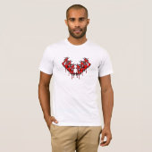 Dunkles Selecta Wasserfarbe-Logo-Shirt T-Shirt (Vorne ganz)