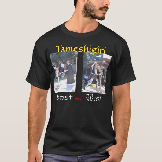 Dunkles Shirt: Tameshigiri T-Shirt (Vorderseite)