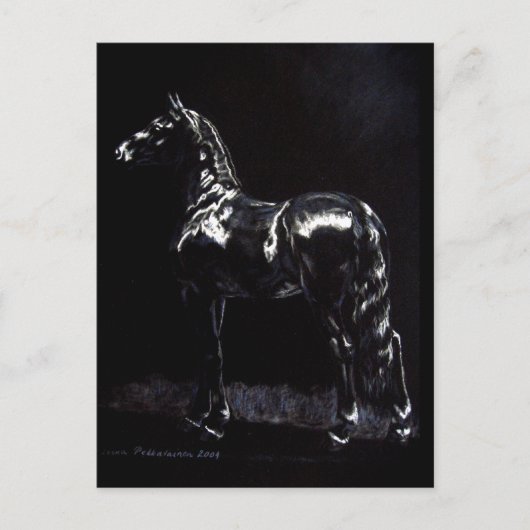 Dunkles Silber Postkarte (Vorderseite)