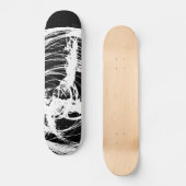 dunkles Skateboard (Vorderseite)