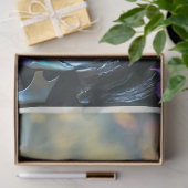 Dunkles Skull Raven Tissue Paper Seidenpapier (Geschenk)