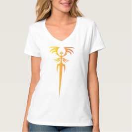 Dunkles Stammes-Phönix-Emblem – Mythisches Symbol T-Shirt