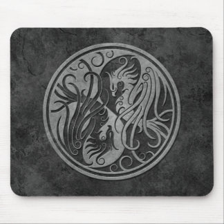 Dunkles SteinYin Yang Phoenix Mousepad